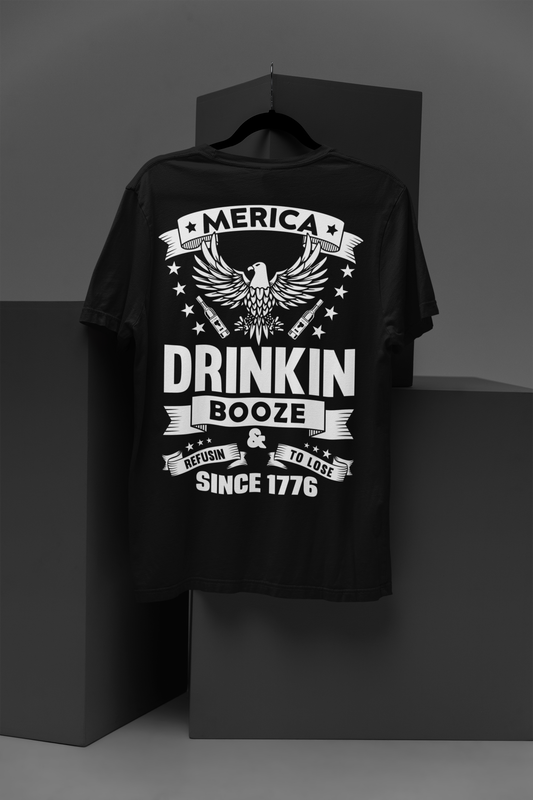 Since 1776: American Rebel & Brew Enthusiast Tee