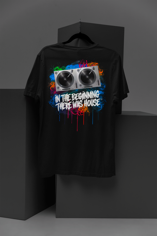 House Anthems Series - 'In the Beginning There Was House' Graffiti DJ Tee