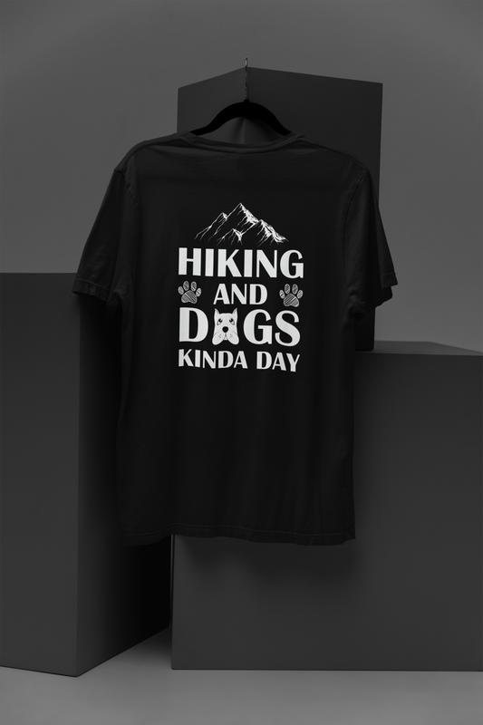 Tails And Trails - 'Hiking and Dogs Kind of Day' Mountain Adventure Tee