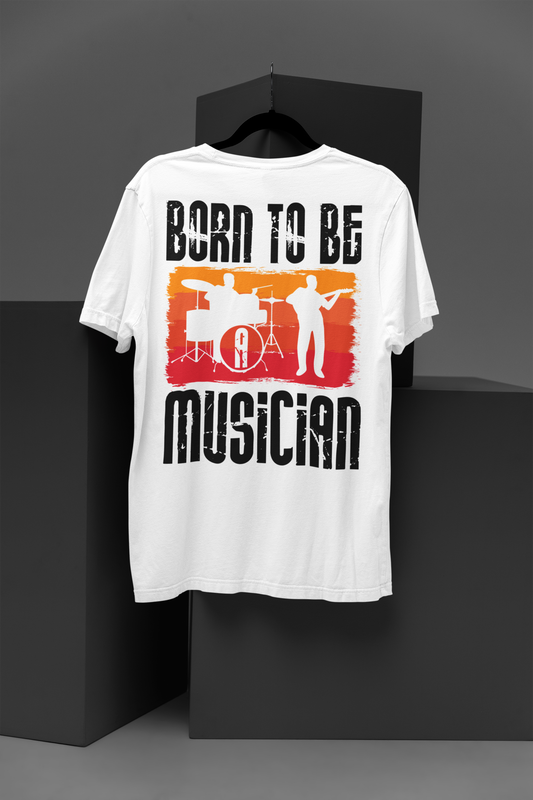 Fiery Melody: Born to Be a Musician - Band Silhouette Tee