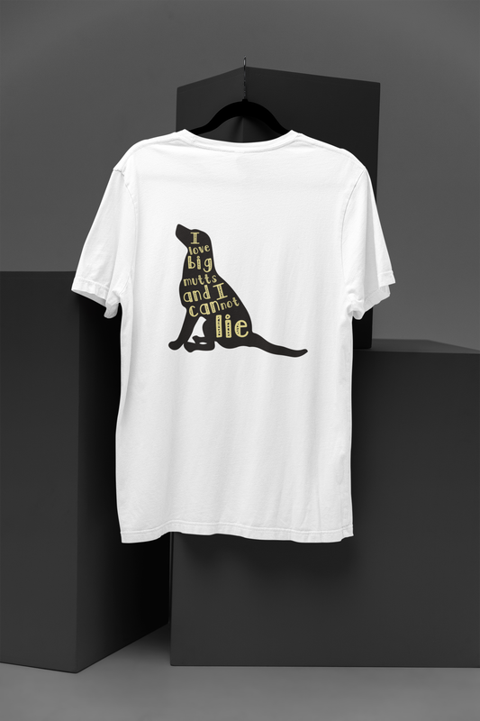 Big Mutts Fanfare - 'I Like Big Mutts and I Cannot Lie' Silhouette Tee