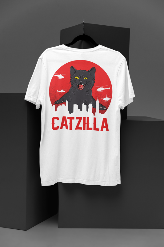 Catzilla: Feline Fury Tee - Urban Jungle Mayhem Edition