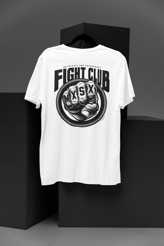 Motocross and Supercross Fans Fight Club Fist Logo
