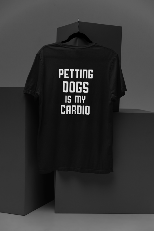 Paws And Reflect - 'Petting Dogs Is My Cardio' Fitness Tee