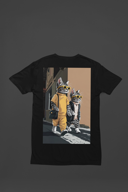 - 😎 Cool Cats on the Block Tee - Strut with Attitude