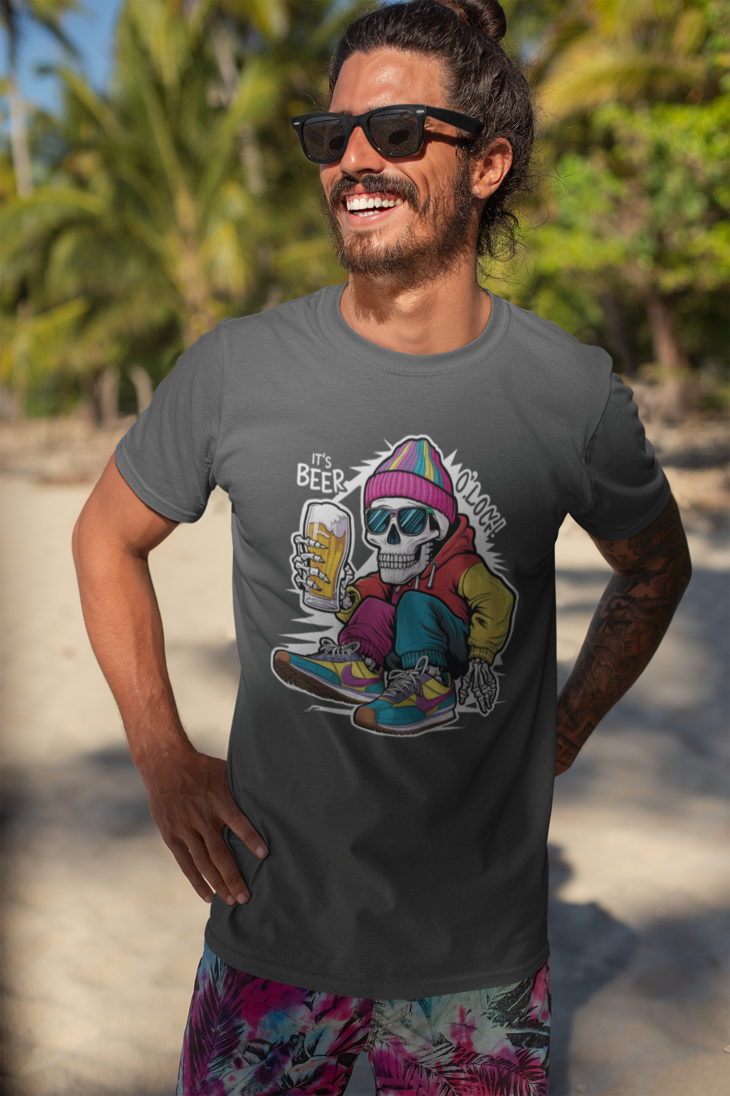 💀 "Chill to the Bone" Craft Beer Enthusiast T-Shirt
