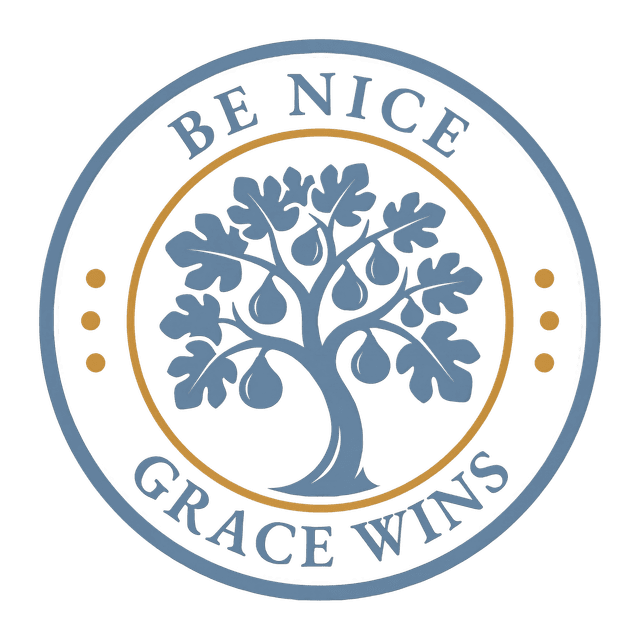 Be Nice Grace Wins - headless Shopify storefront and devotional content platform